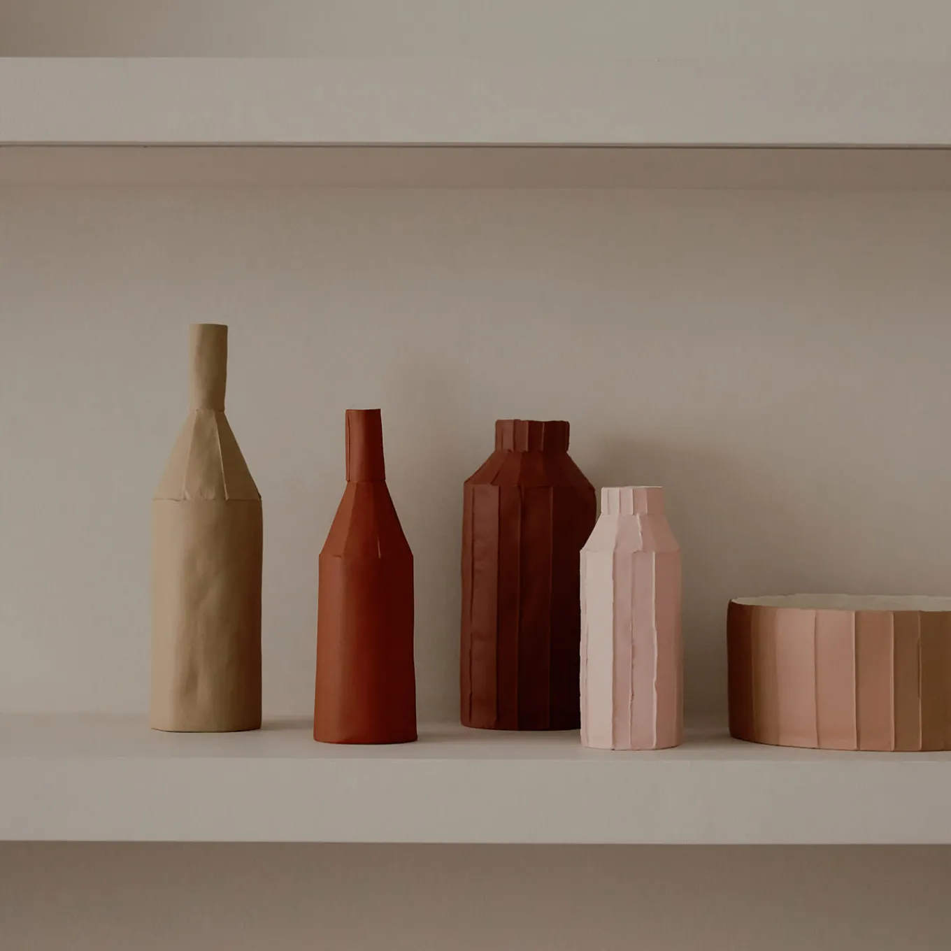 Fide Corteccia C12/Roza antico Vase