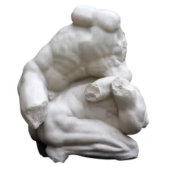 Fighters Plaster Sculpture