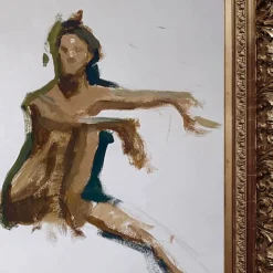 Figure Studies Watercolor Painting on Paper
