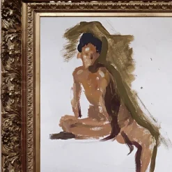 Figure Studies Watercolor Painting on Paper
