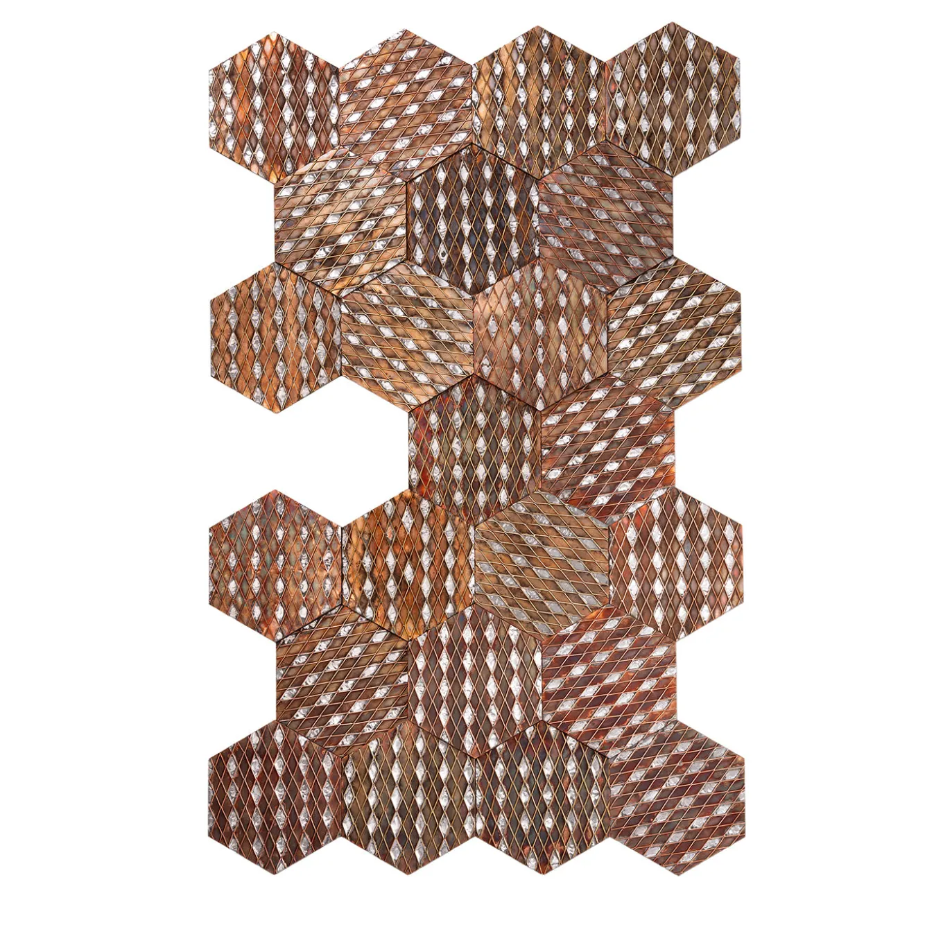 Filigrana Copper Decorative Panel by R&D De Castelli
