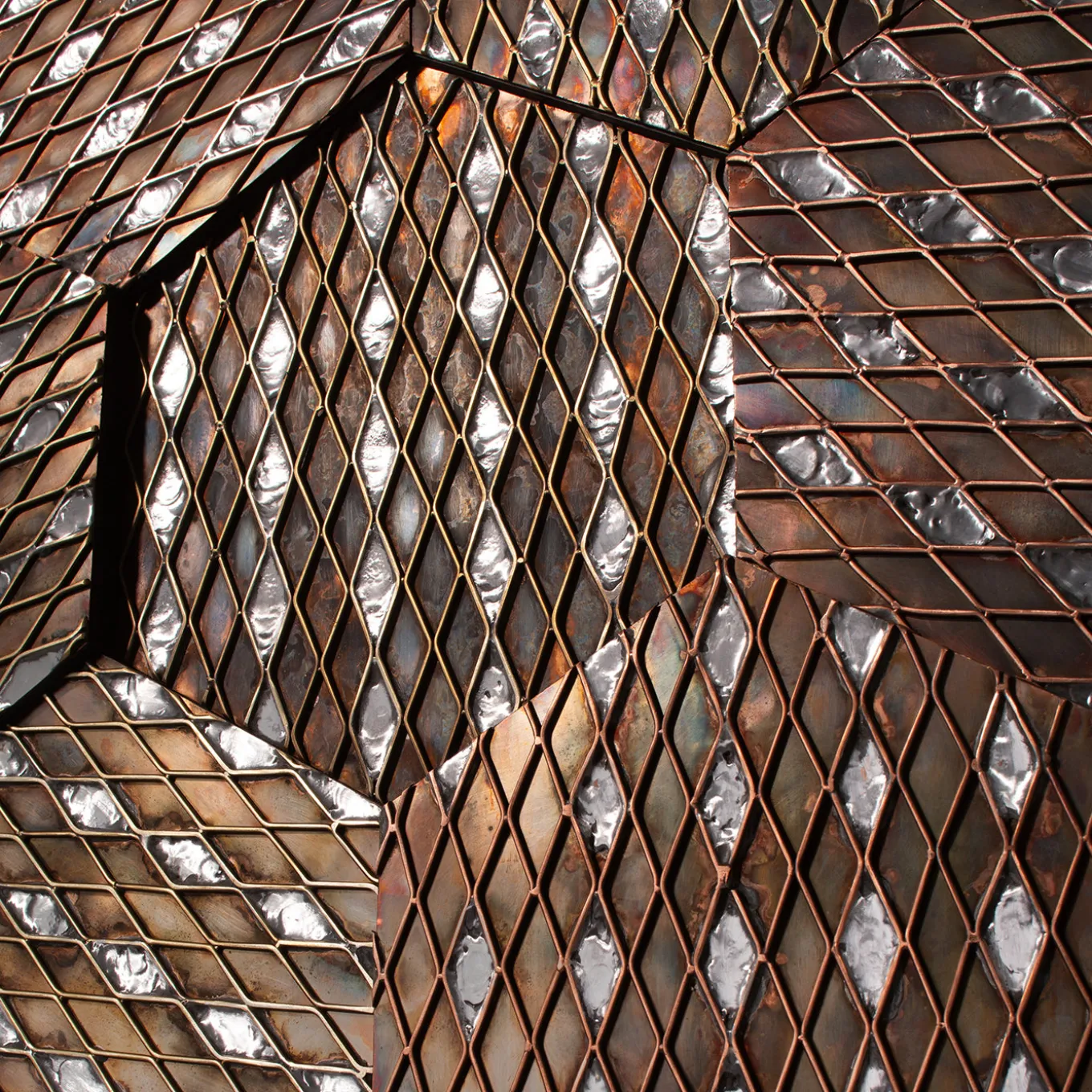 Filigrana Copper Decorative Panel by R&D De Castelli