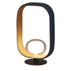 Filipa Leather Table Lamp by Corrado Dotti