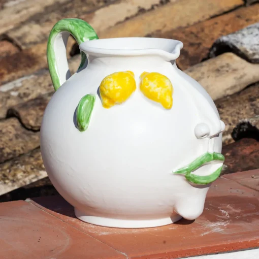 Filomena Street Vendor of Lemons Pitcher