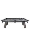 Filotto Black Pool Table with Wooden Legs