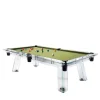 Filotto Classic Chartreuse/Black Glass Billiard Table