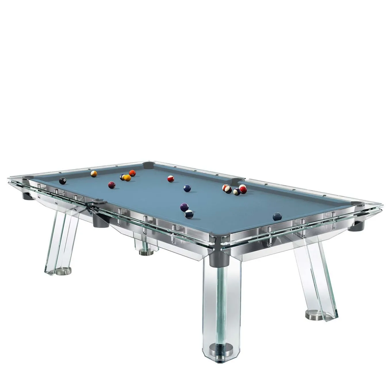Filotto Dusty Blue/Black Billiard Table