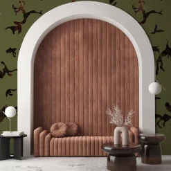 Find Me In The Dark Army Green Wallpaper by Magnus Gjoen