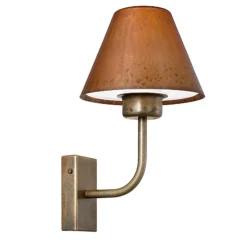 Fiordo Brass & Copper Outdoor Wall Lamp