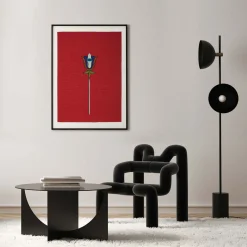 Fiore Print On Viscose - Limited Edition of 15 Pieces