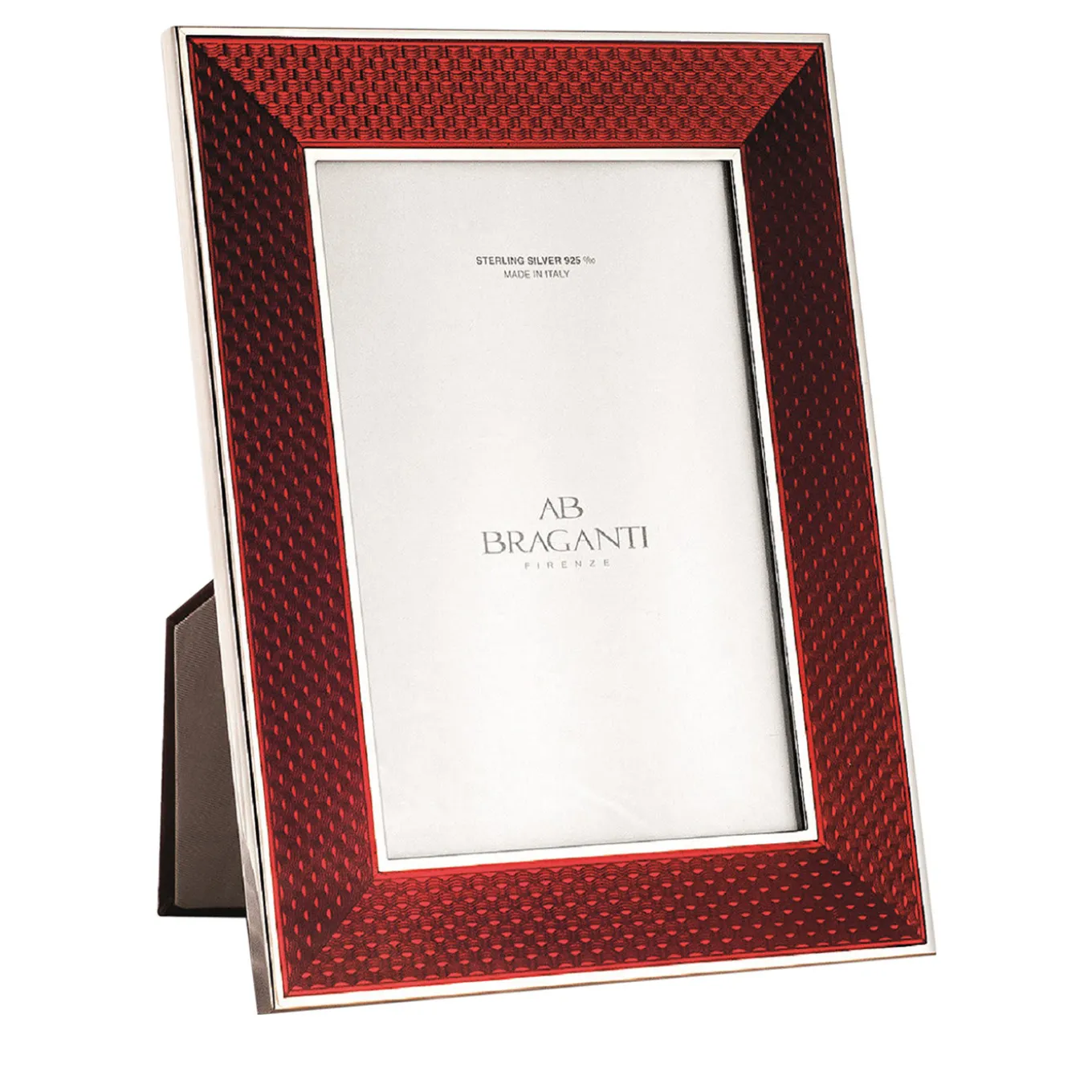 Fiorenza Guilloche Red Frame