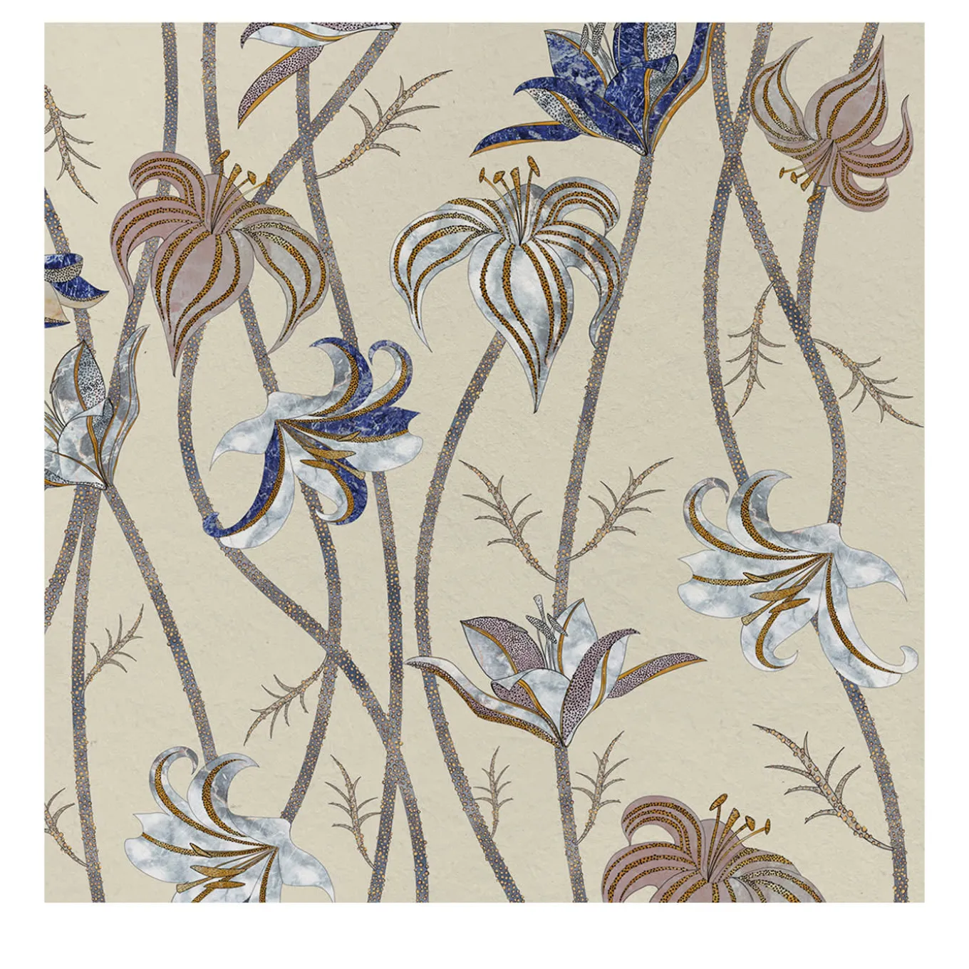 Fiori Caffelatte Wallpaper