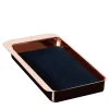 Firenze Rectangular Copper and Blue Empty Pocket Tray