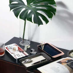 Firenze Rectangular Copper Empty Pocket Tray