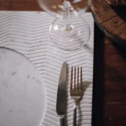 Firenze White Carrara Marble Q Plate