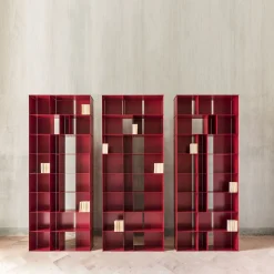 Fit Red Bookcase by Marc Sadler