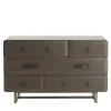 Five Points Smokey Grey Wood Drawer Unit