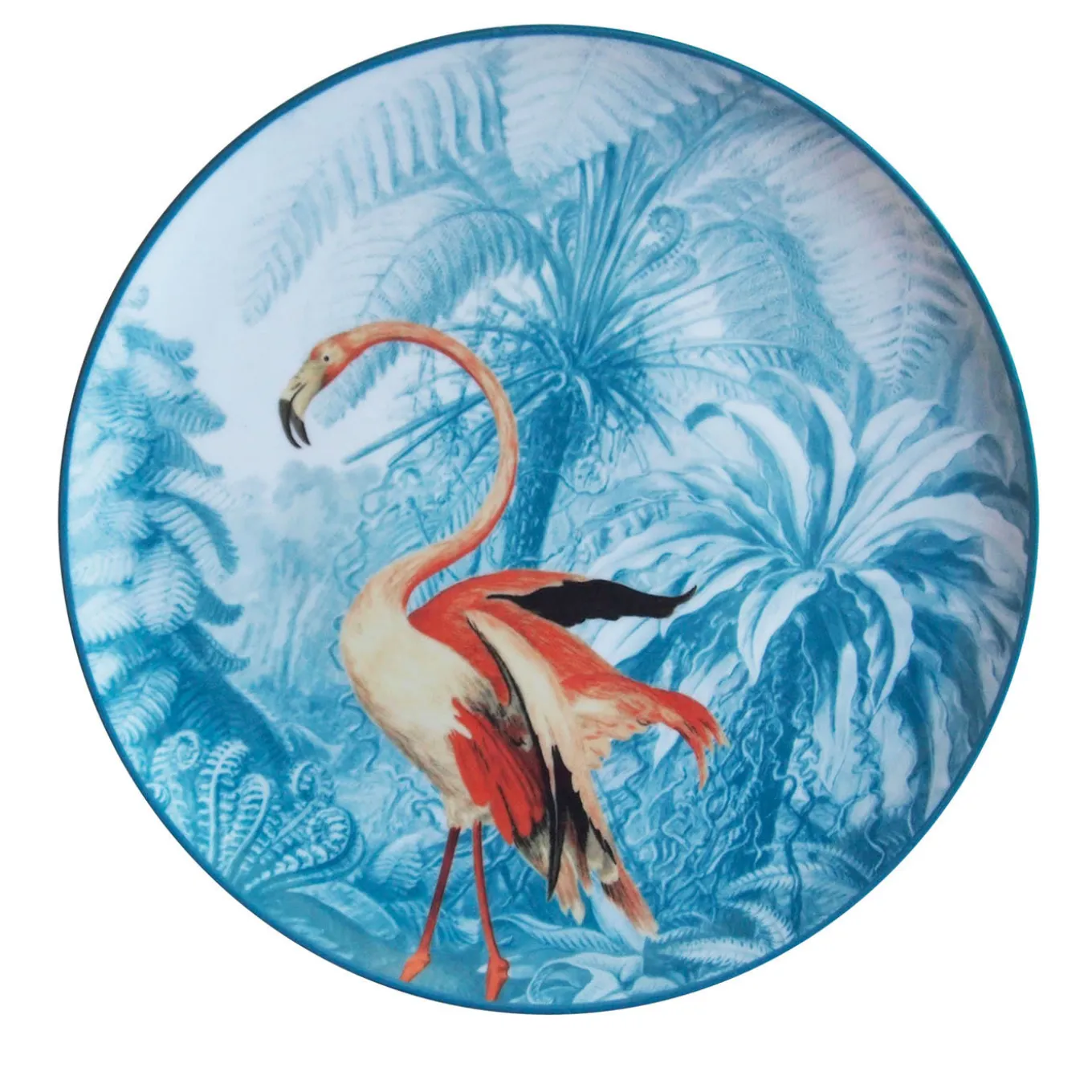 Flamingo Menagerie Ottomane Porcelain Dinner Plate
