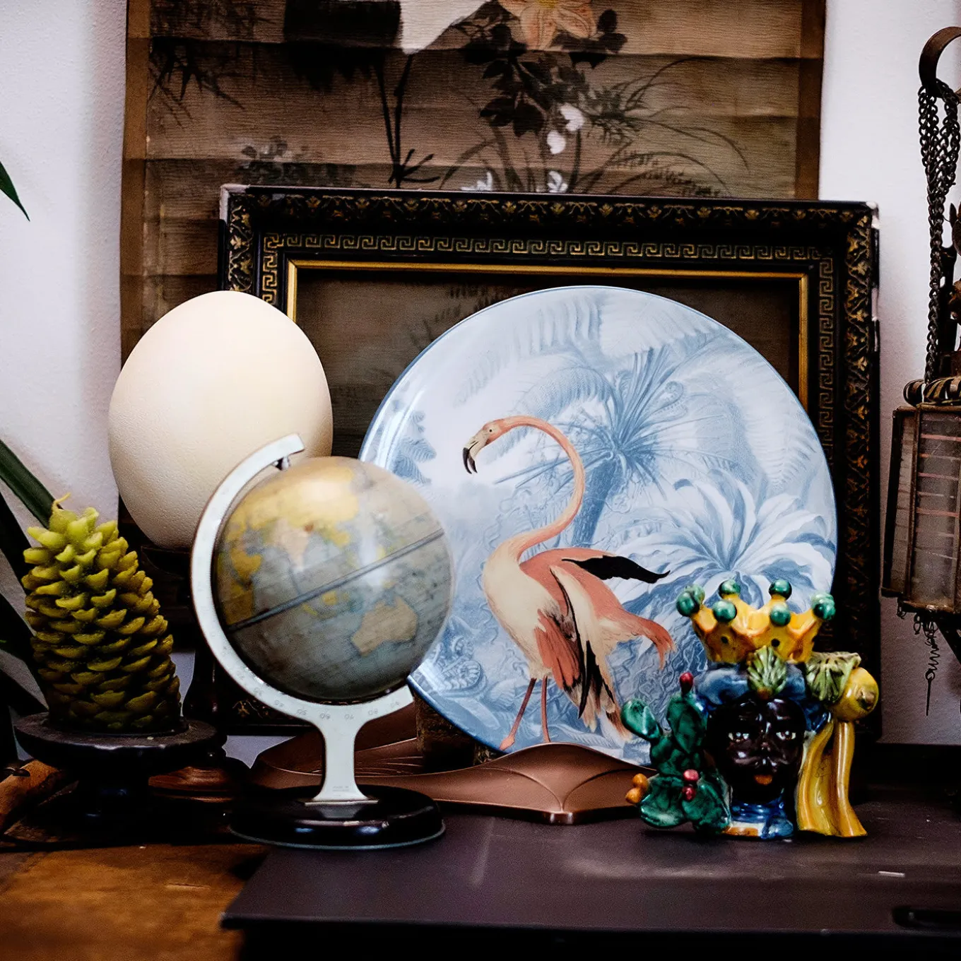 Flamingo Menagerie Ottomane Porcelain Dinner Plate