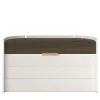 Flare 01 Four-Drawer White Chest of Drawers