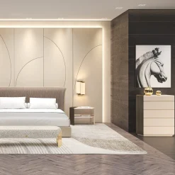 Flare 04 White Chest of Drawer