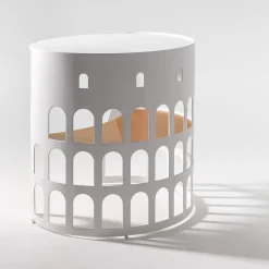 Flavio White and Golden Coffee Table