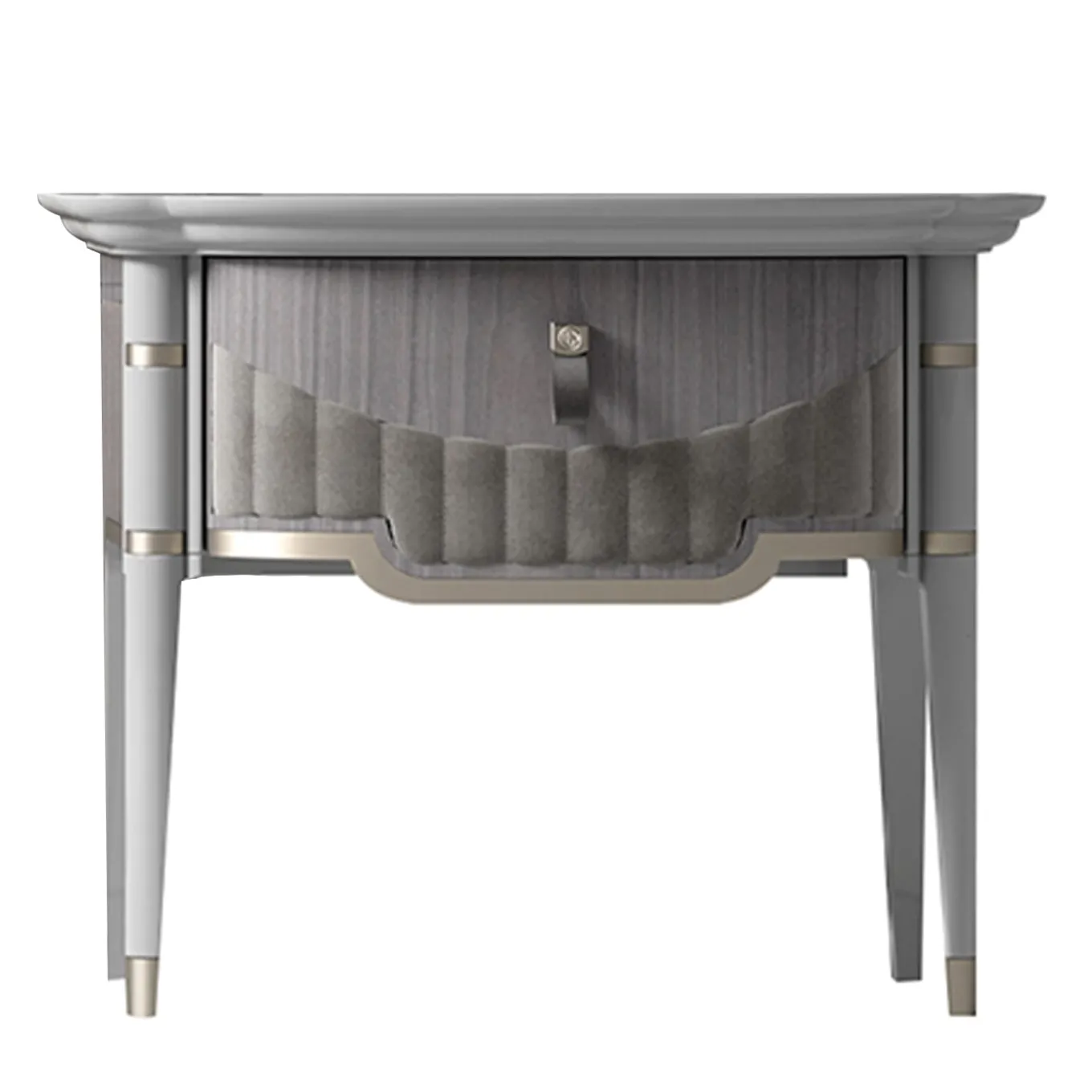 Fleming Gray Nightstand