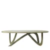 Fleur Green Marble Dining Table