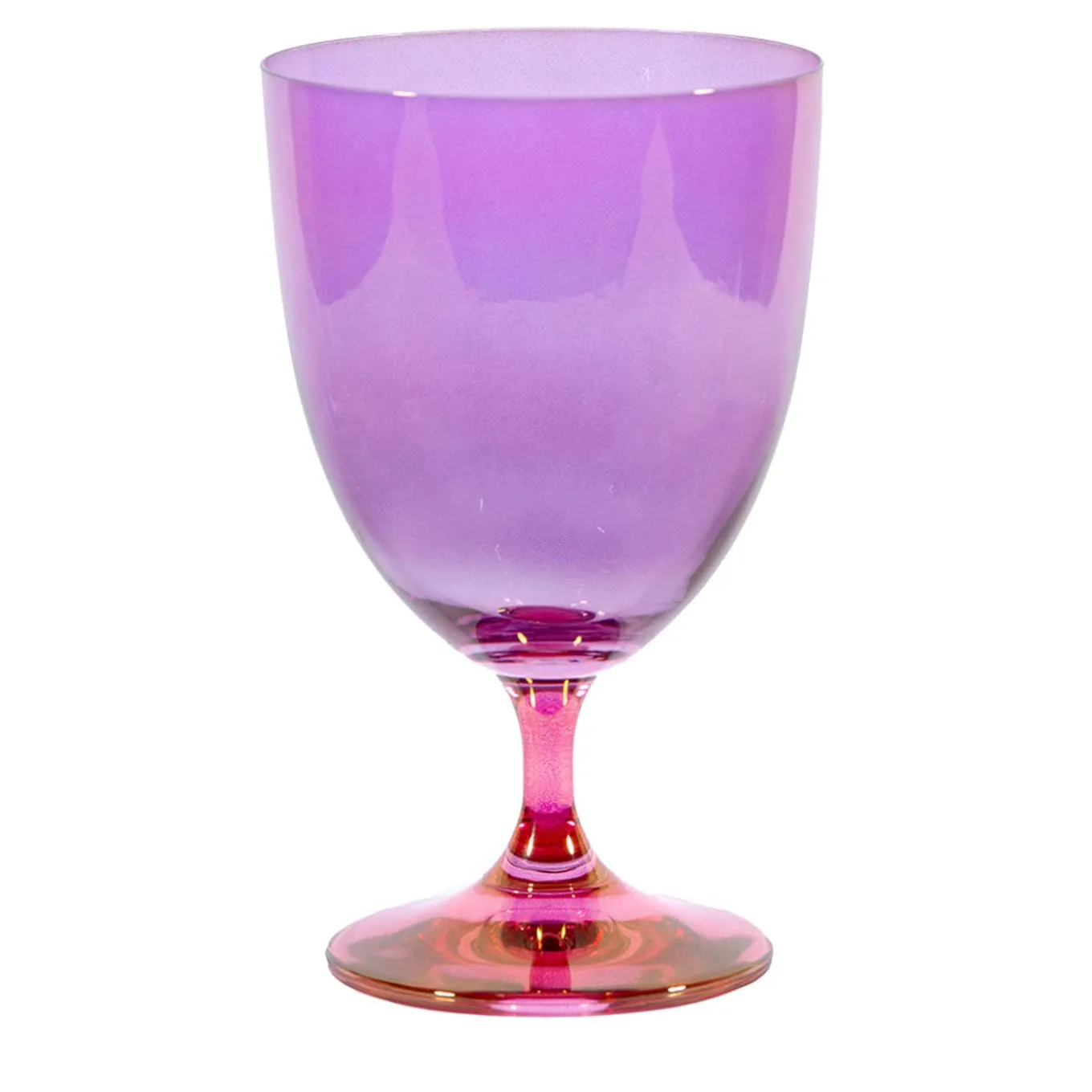 Fleury Set of 2 Red-To-Pink Water Glasses