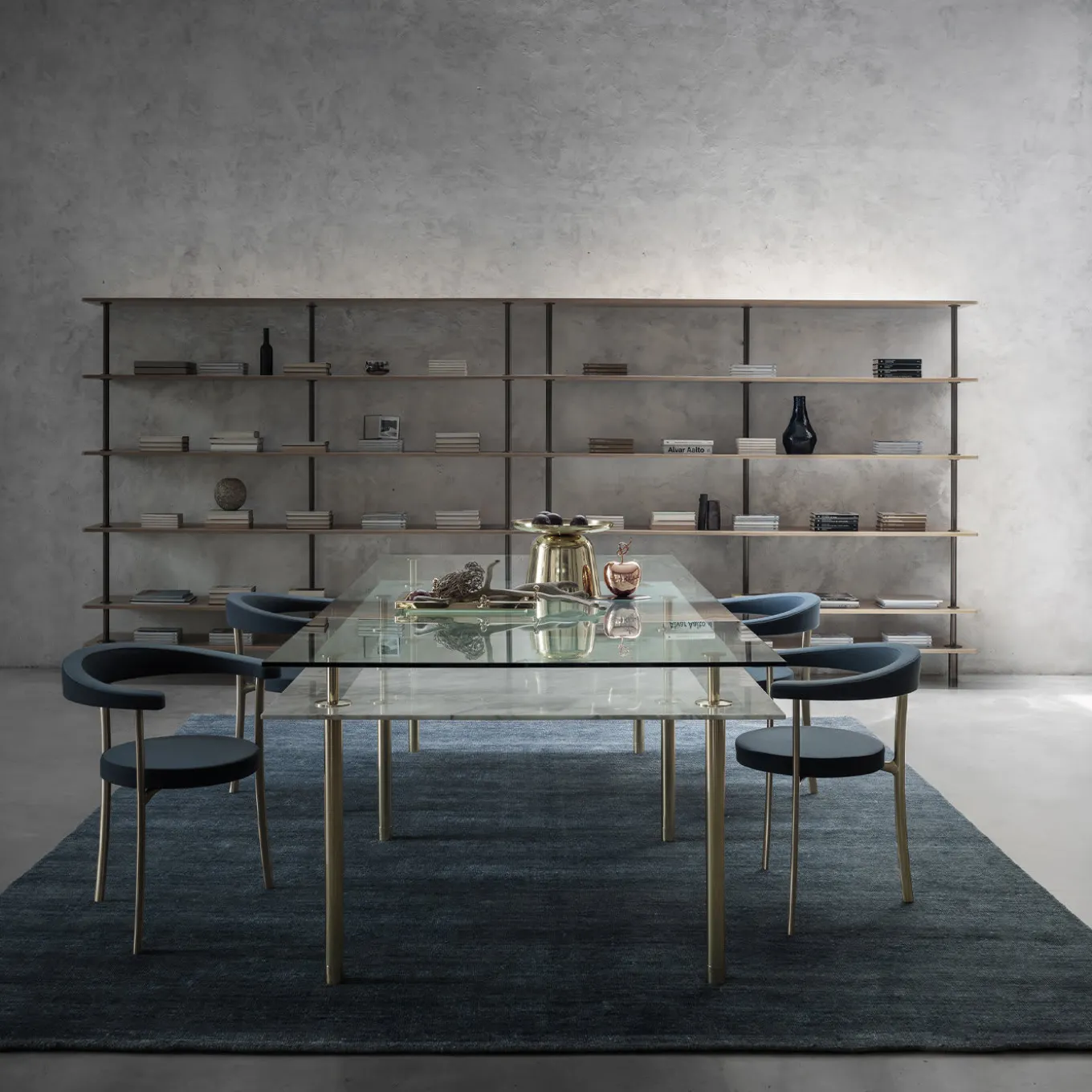 Flirt Collection - Gil & Luc Brass Vase by N. Duchaufour