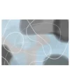 Flo Collection Light blue and Gray Textured Wallpaper by Karim Rashid