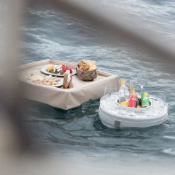 Floating Drinks Holder Beige