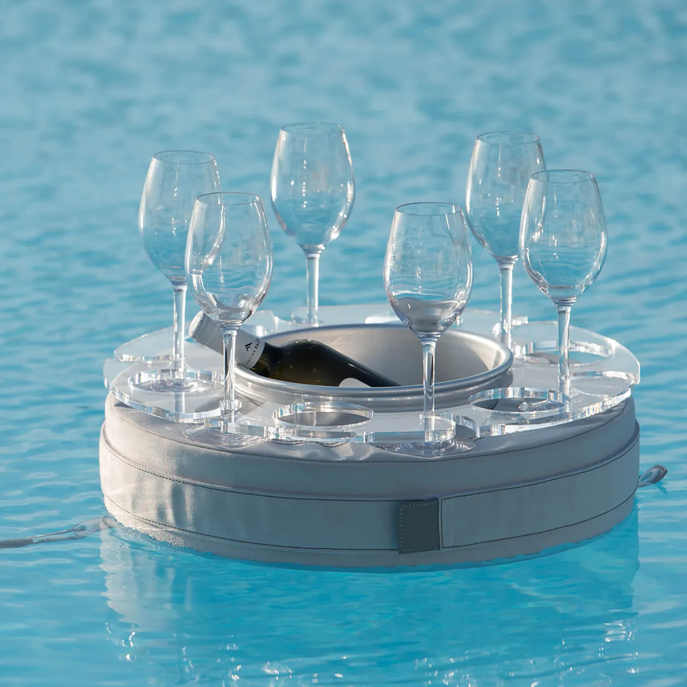 Floating Drinks Holder Beige