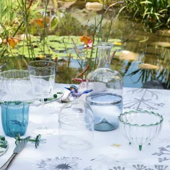 Flora Handcrafted Medium Glass Bowl