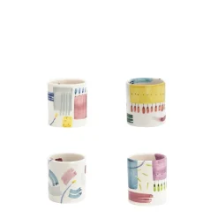 Flora Set Of 4 Mugs