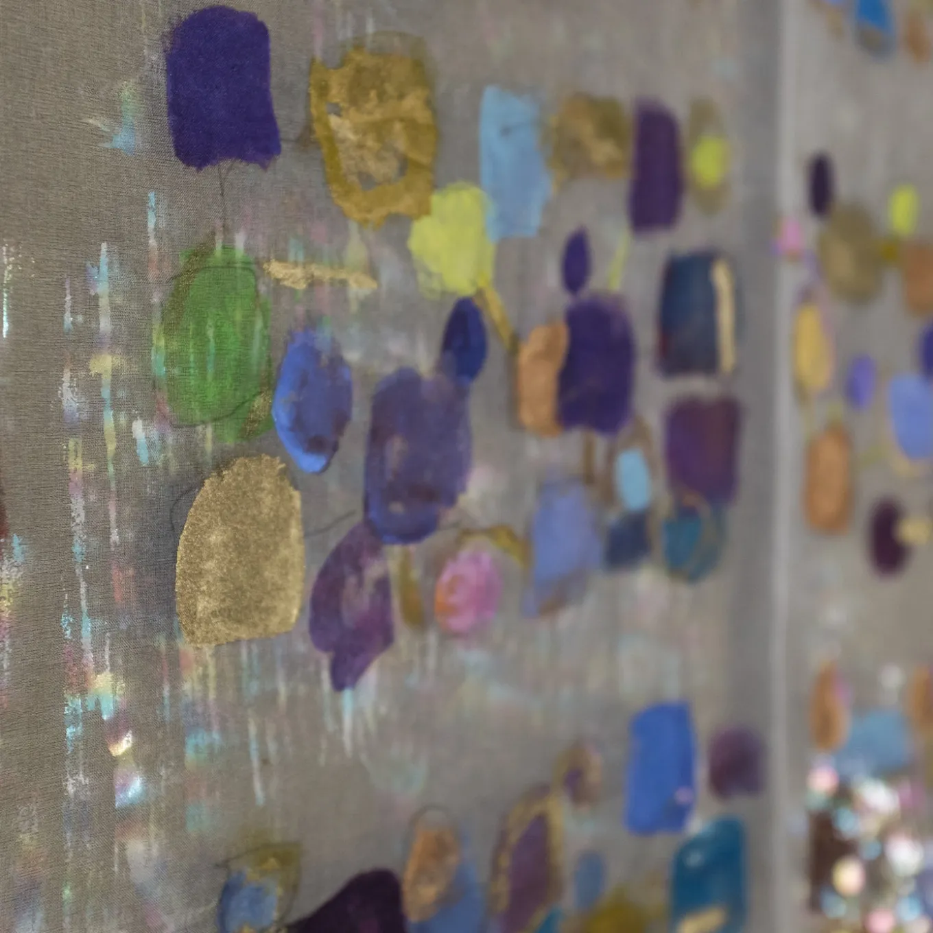 Floral Eruption Silk Organza Tapestry