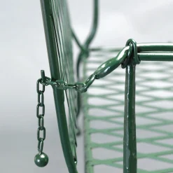Florio Green Iron Outdoor Armchair