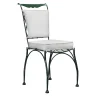 Florio Green Iron Outdoor Chair