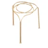 FLOW SCULPTURAL GOLD STOOL