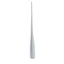 Flute Cristallo White Vase