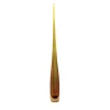 Flute Smeraldo Brown Vase