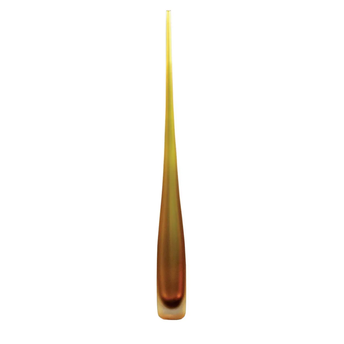 Flute Smeraldo Brown Vase