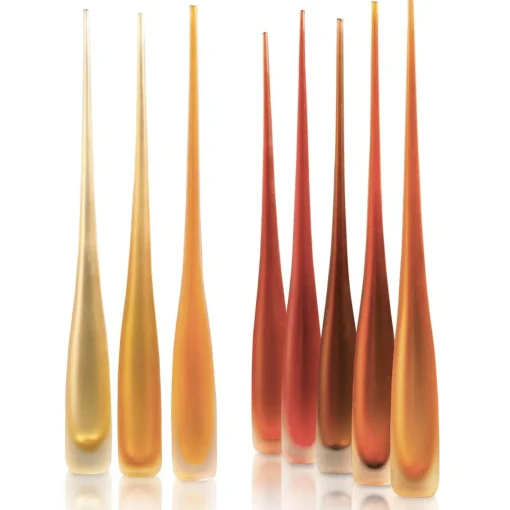 Flute Smeraldo Orange Vase
