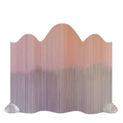 Fluxus Pink Hand-painted Screen