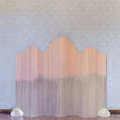 Fluxus Pink Hand-painted Screen