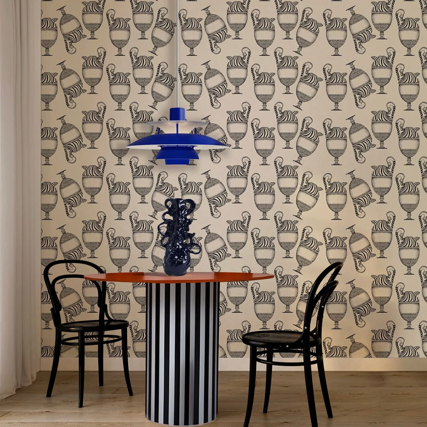 Fontana Zebrato Wallpaper