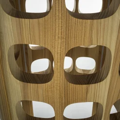 Forella Solid cedar wood Floor Lamp