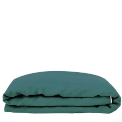 Forest Linen Blanket with Piping