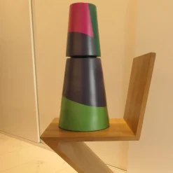 Forme Urbane - 2023 Conical Polychrome Sculpture by Ennio Nonni