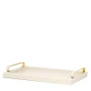 Foscari Small Rectangular Beige Tray